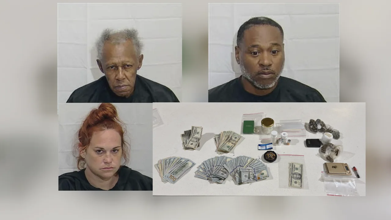 Columbus County Deputies Seize Heroin, Cocaine and Methamphetamine in Riegelwood Search, Arrest Three People and Recover More Than $9,000 in Cash